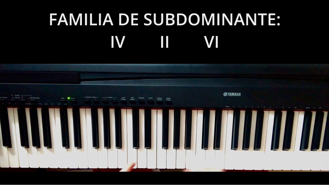 4. Armonía funcional. Familias de Tónica, Subdominante y Dominante