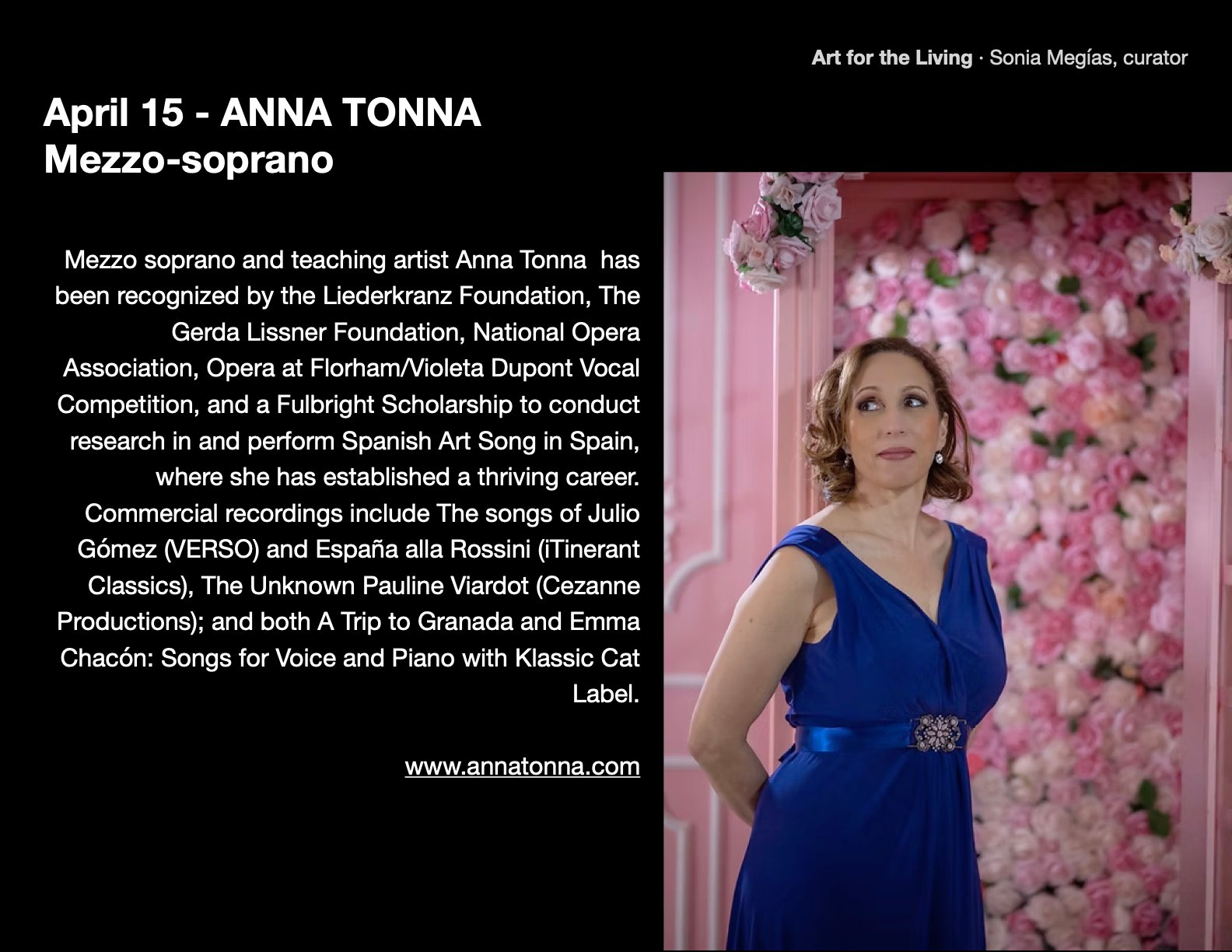 Cartel de Anna Tonna