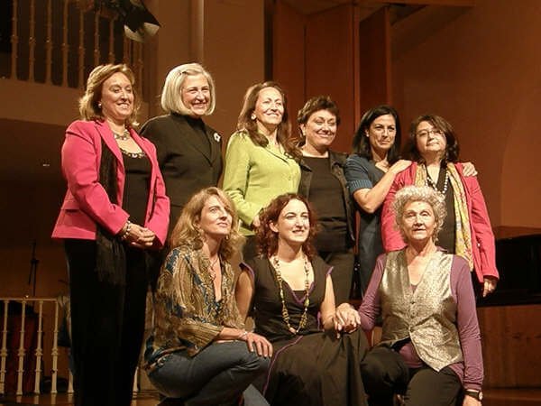 2008'X'23. Estreno de 'LBaila'. Con las compositoras