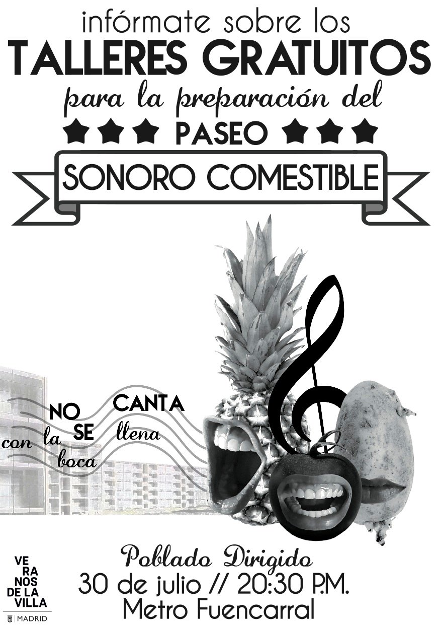 'No se canta con la boca llena'