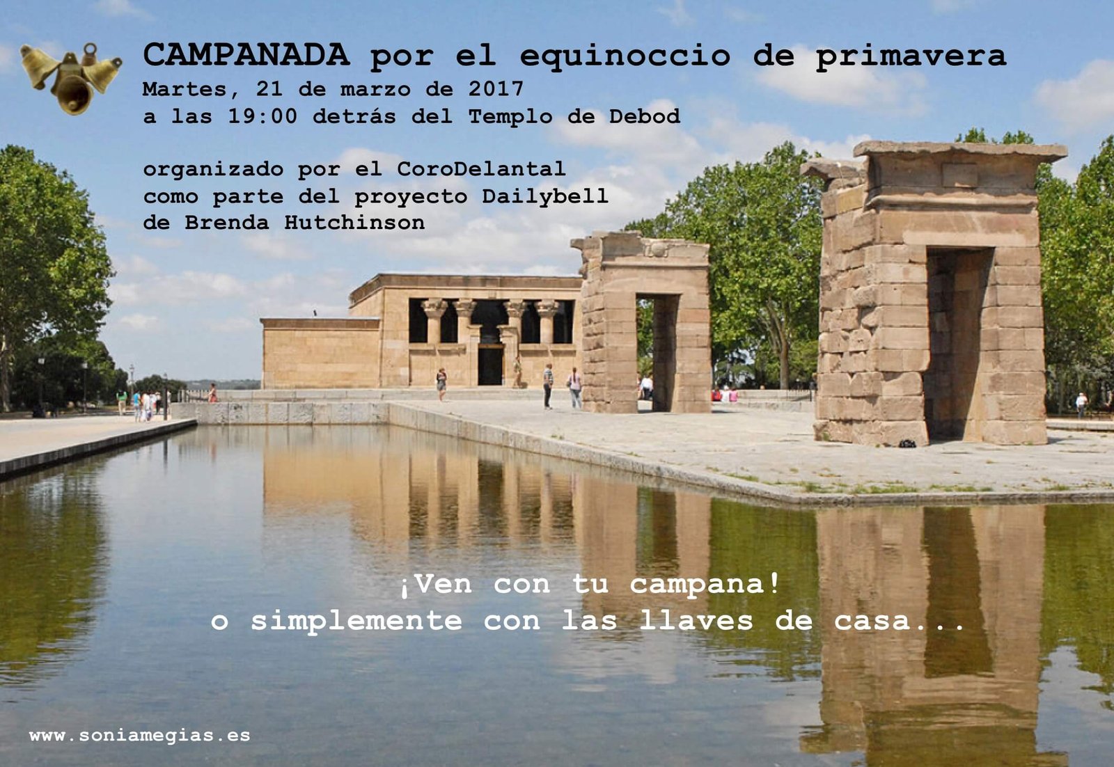 2017'III'21. Madrid. Campanada por el equinoccio de primavera - cartel