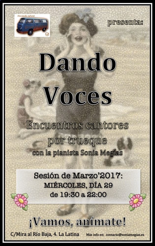 2017'III. Dando Voces - cartel