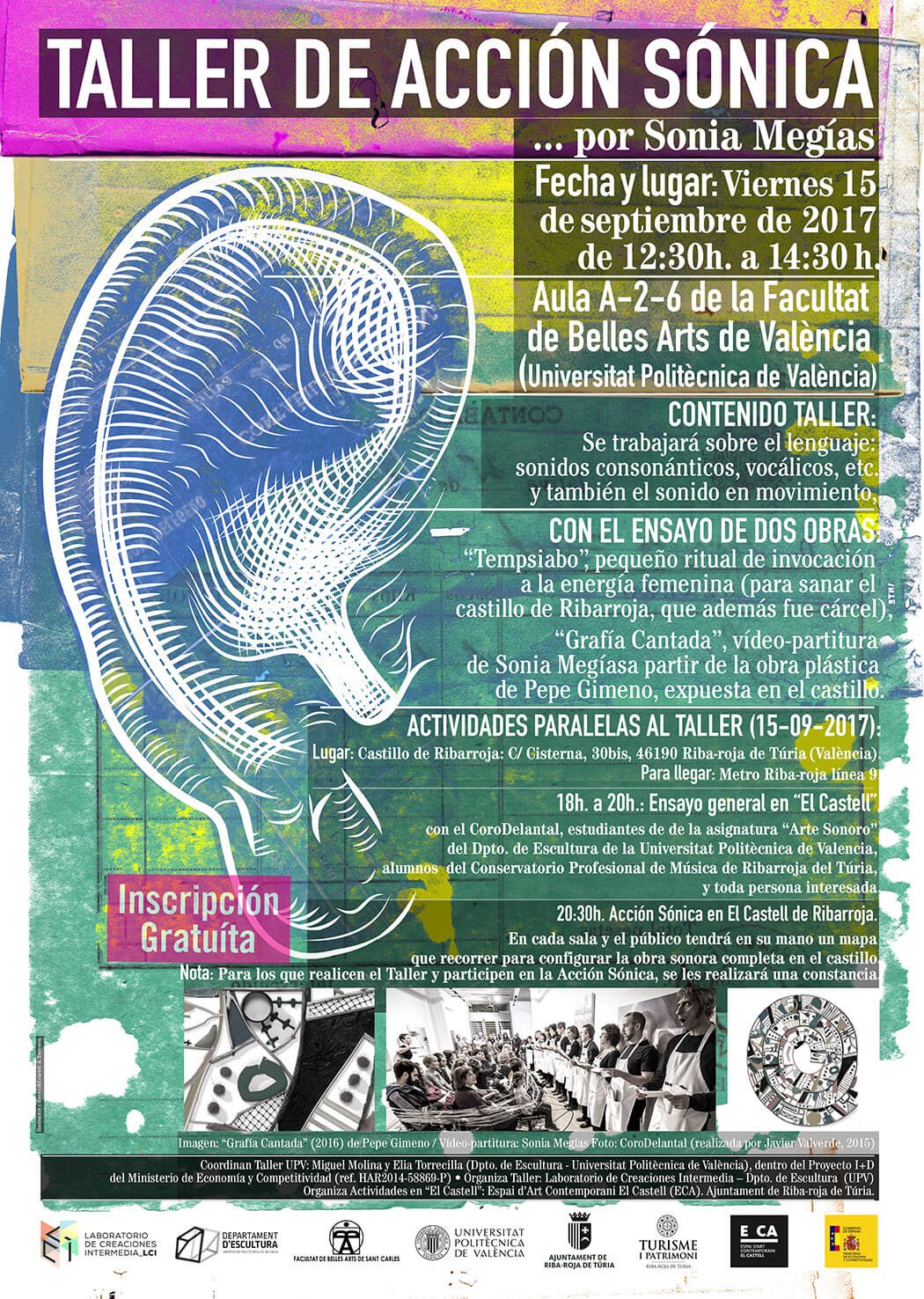 2017'IX'15. Valencia, UPV. Taller de Acción Sónica - cartel