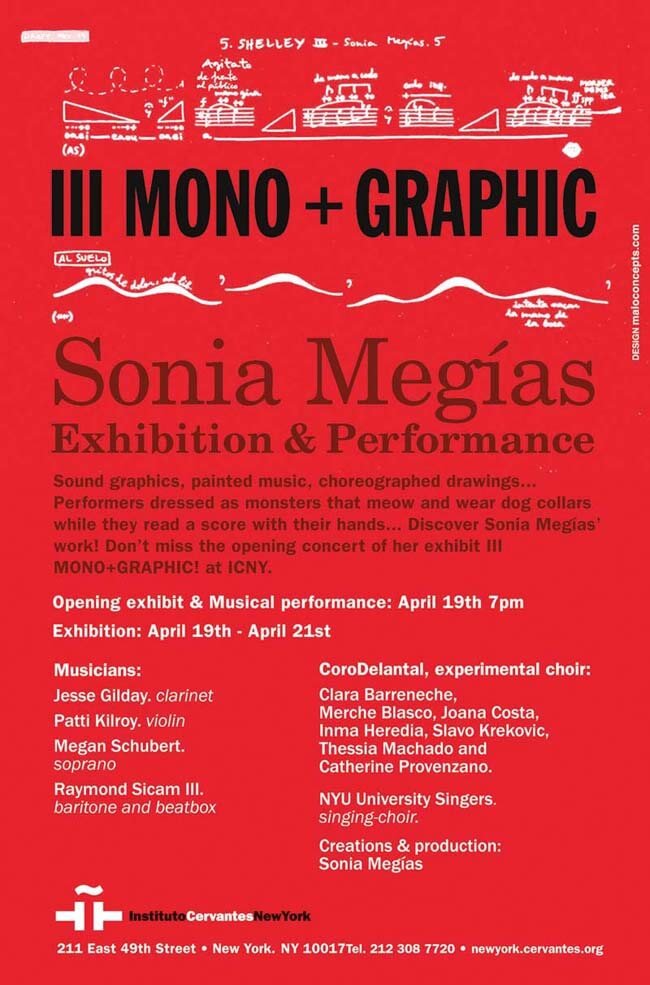 2012'IV'19-25. III MONO+GRAPHIC en el ICNY - cartel