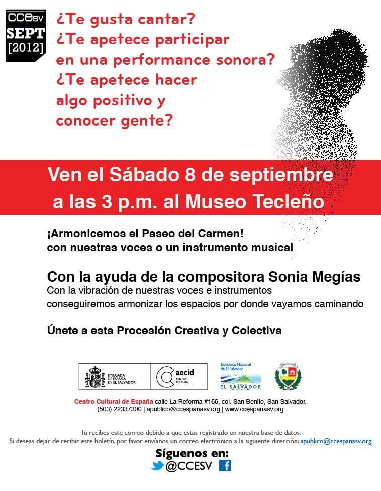 2012'IX'8. San Salvador. II Procesión armónica - cartel